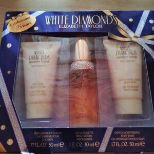 New 3 Piece White Diamond Set